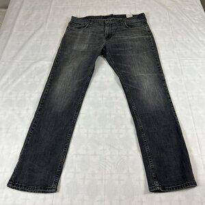 Hollister Gray Jeans - Men’s Slim Fit - Size 36x32 - Washed Charcoal Denim